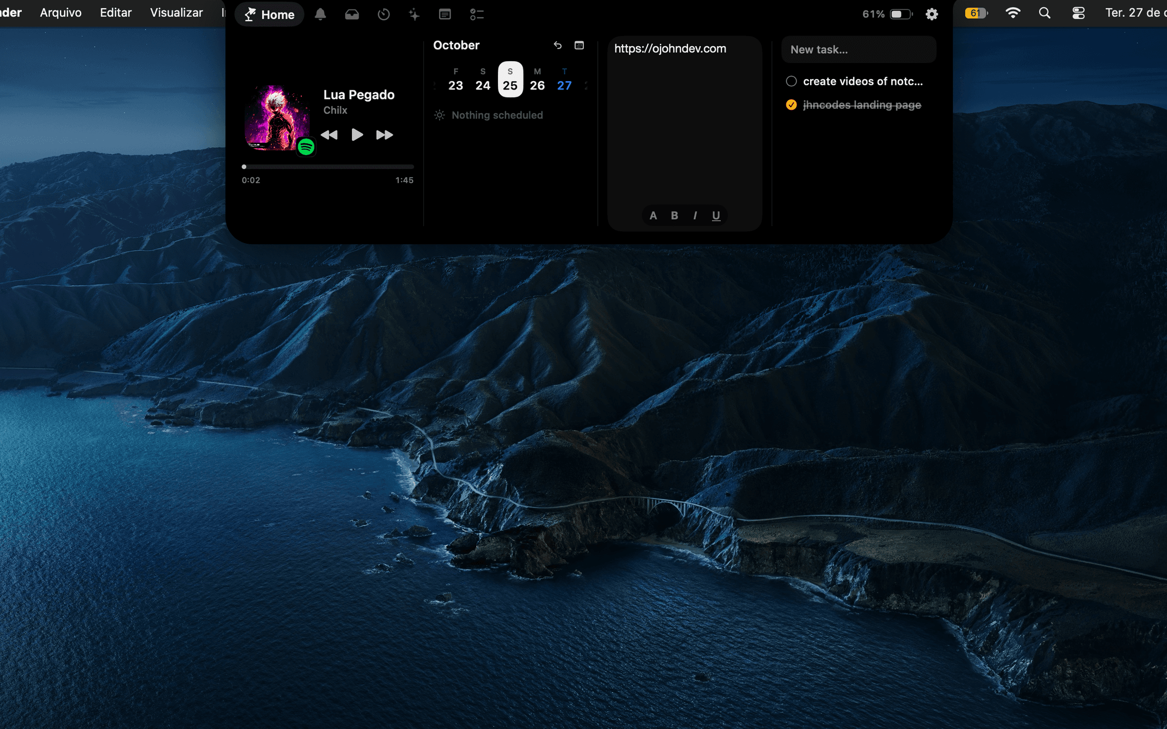 Notchfy homepage