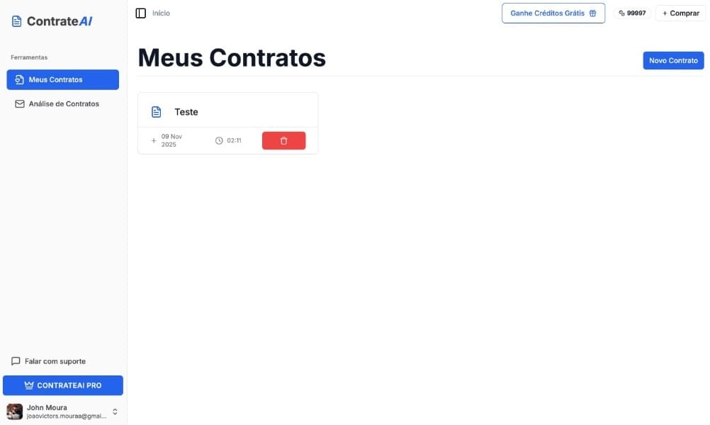 ContrateAI screenshot 2