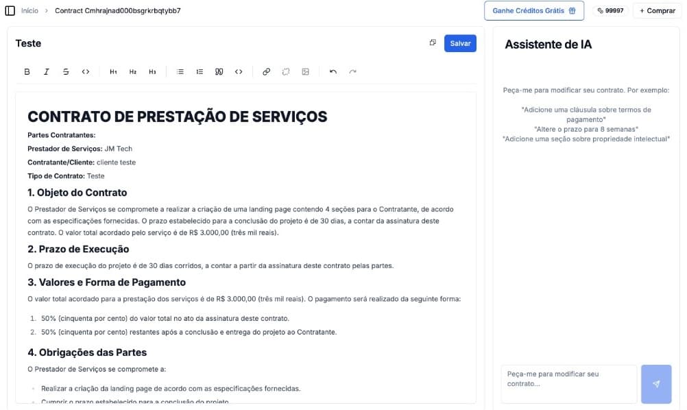 ContrateAI screenshot 3